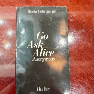 Go Ask Alice by Anonymous — Black Cover Paperback